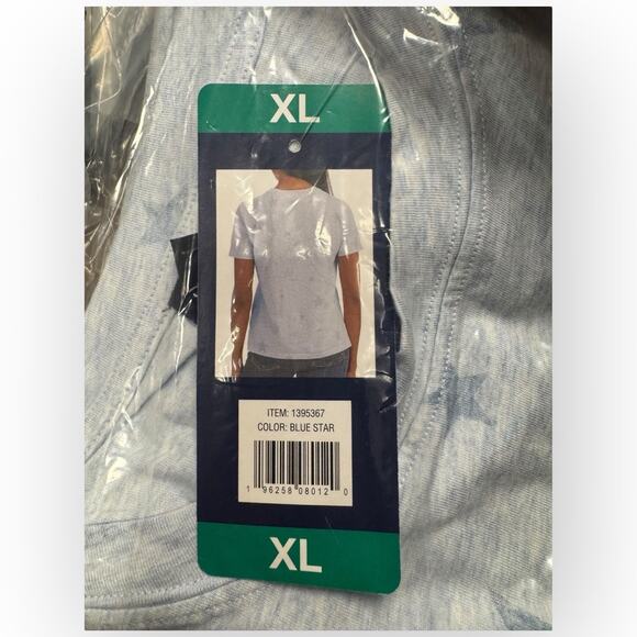 NWT Splendid Blue Star Print Cotton Short Sleeve Tee – Size XL 131XL - Picture 3 of 4